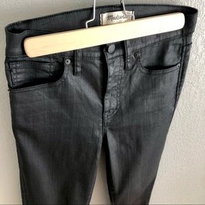 *SOLD* Madewell Coated Skinny Jeans